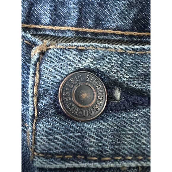 Levis 559 Mens Jeans Straight Leg Medium Wash 100% Cotton Denim 46 x 32 - Picture 4 of 7